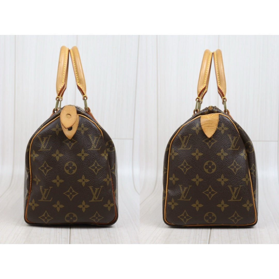 Include Entrupy Certificate of Authenticity｜Good ( Rank AB)｜ Louis Vuitton Monogram Speedy 25 Hand Bag ｜26042803