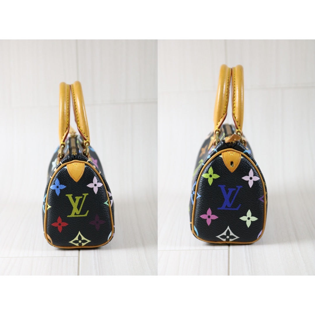 Rank AB ｜ LV Monogram Multicolor Mini Speedy Handbag ｜S24031801