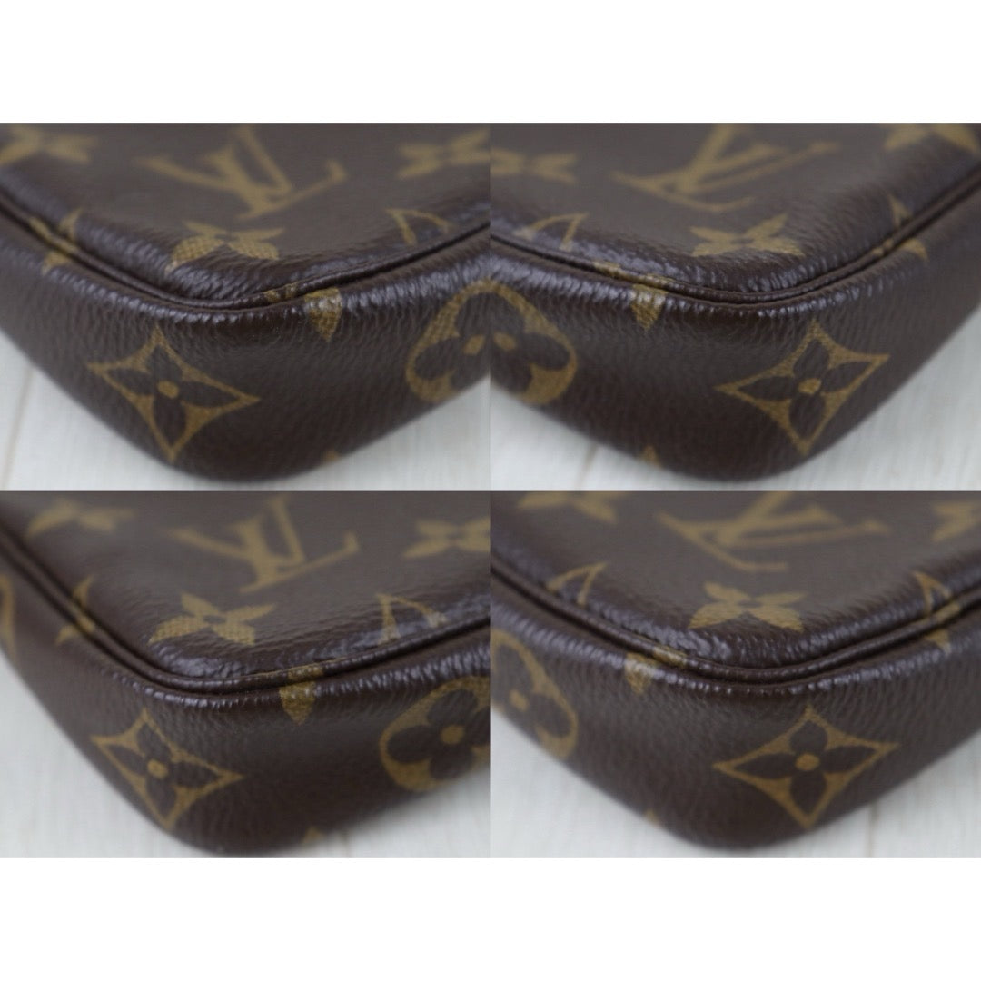 Include Entrupy Certificate of Authenticity｜Very Good ( Rank A) ｜ Louis Vuitton Monogram Mini Pochette Accessoire｜S26071503