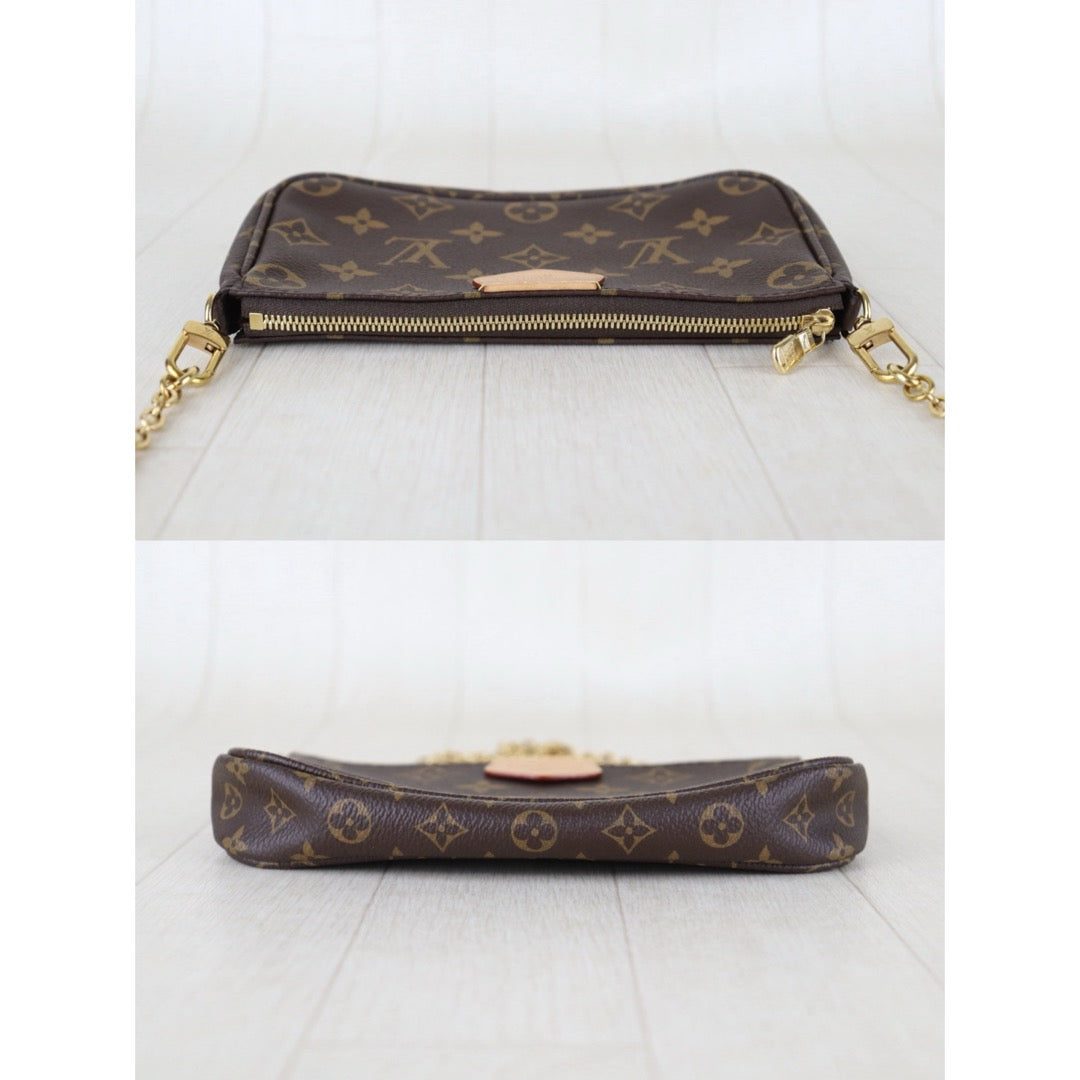 Include Entrupy Certificate of Authenticity｜Very Good ( Rank A)｜ Louis Vuitton Monogram Multi Pochette Accessoire Khaki｜Z26092910