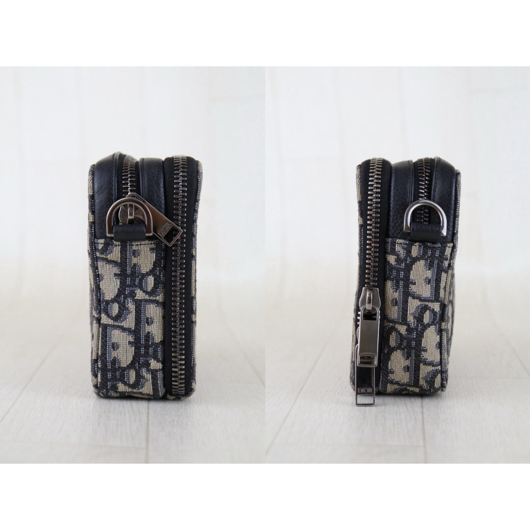 Include Entrupy Certificate of Authenticity｜Good ( Rank AB) ｜ Dior Trotter Safari Oblique Shoulder Bag｜S26012710