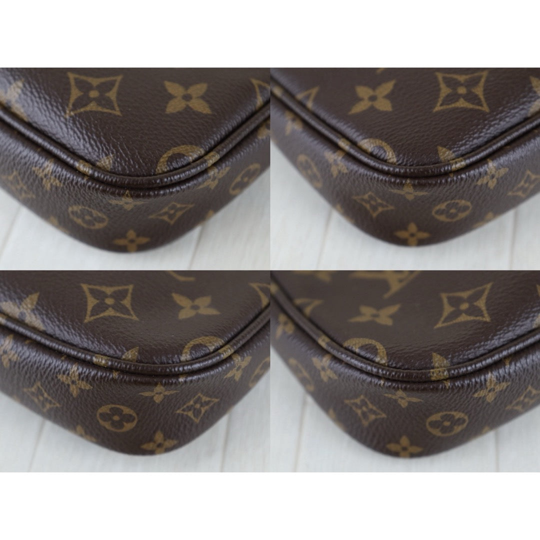 Include Entrupy Certificate of Authenticity｜Very Good ( Rank A)｜Louis Vuitton Monogram Multiti Pochette Accessoire  IC Chips Model ｜S26030811