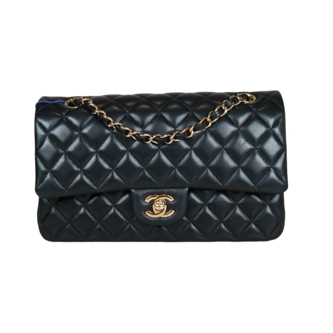 Excellent（Rank SA）｜ CHANEL Matrasse Double Flap 25 Shoulder Bag Black Made In 2015-2016Year｜S24072103