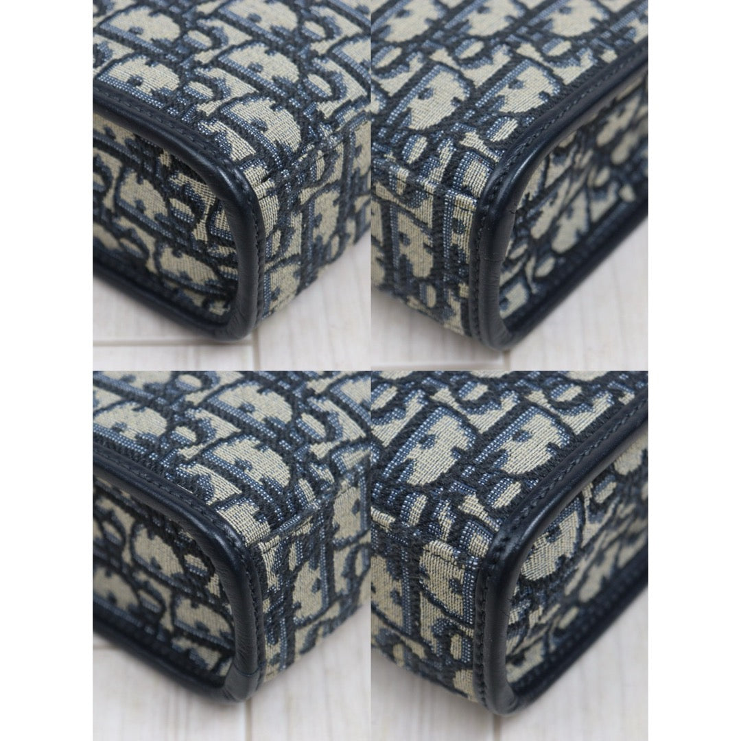 Include Entrupy Certificate of Authenticity｜Very Good ( Rank A)｜Dior Montaigne Oblique Pouch Handbag 26｜S26060102