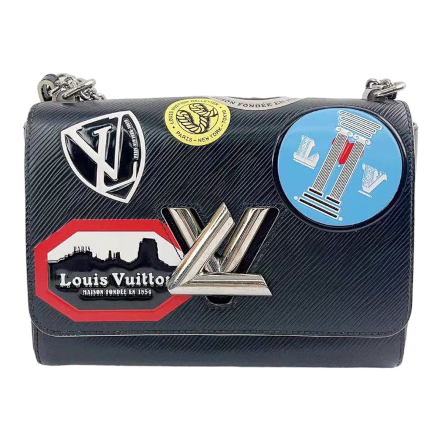 Rank A ｜ LV Epi Twist MM Shoulderbag Black｜2307136