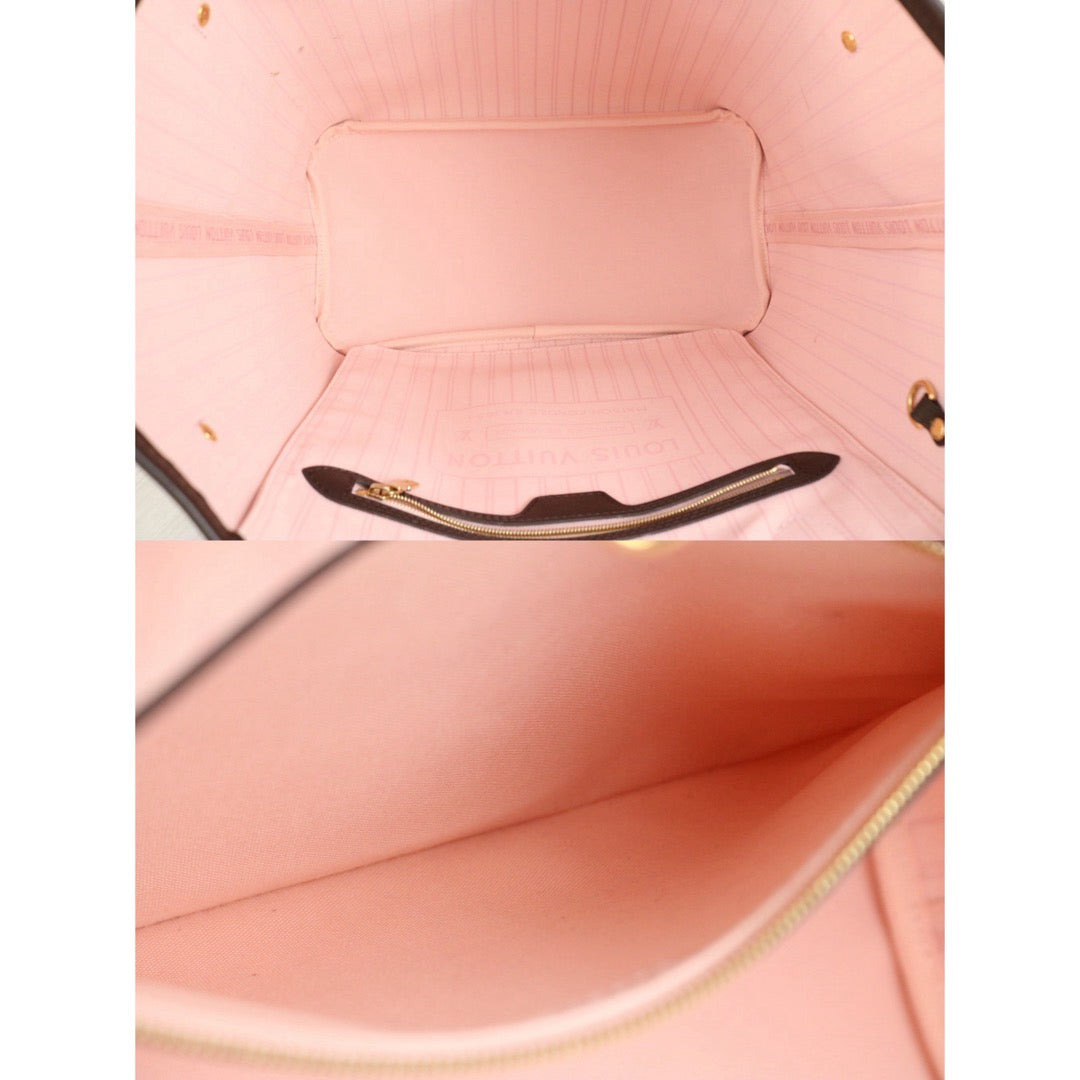 Include Entrupy Certificate of Authenticity｜Very Good ( Rank A)｜ Louis Vuitton Damier Ebene Neverful MM ShoulderBag With Pouch  IC Chips Model｜S26070901