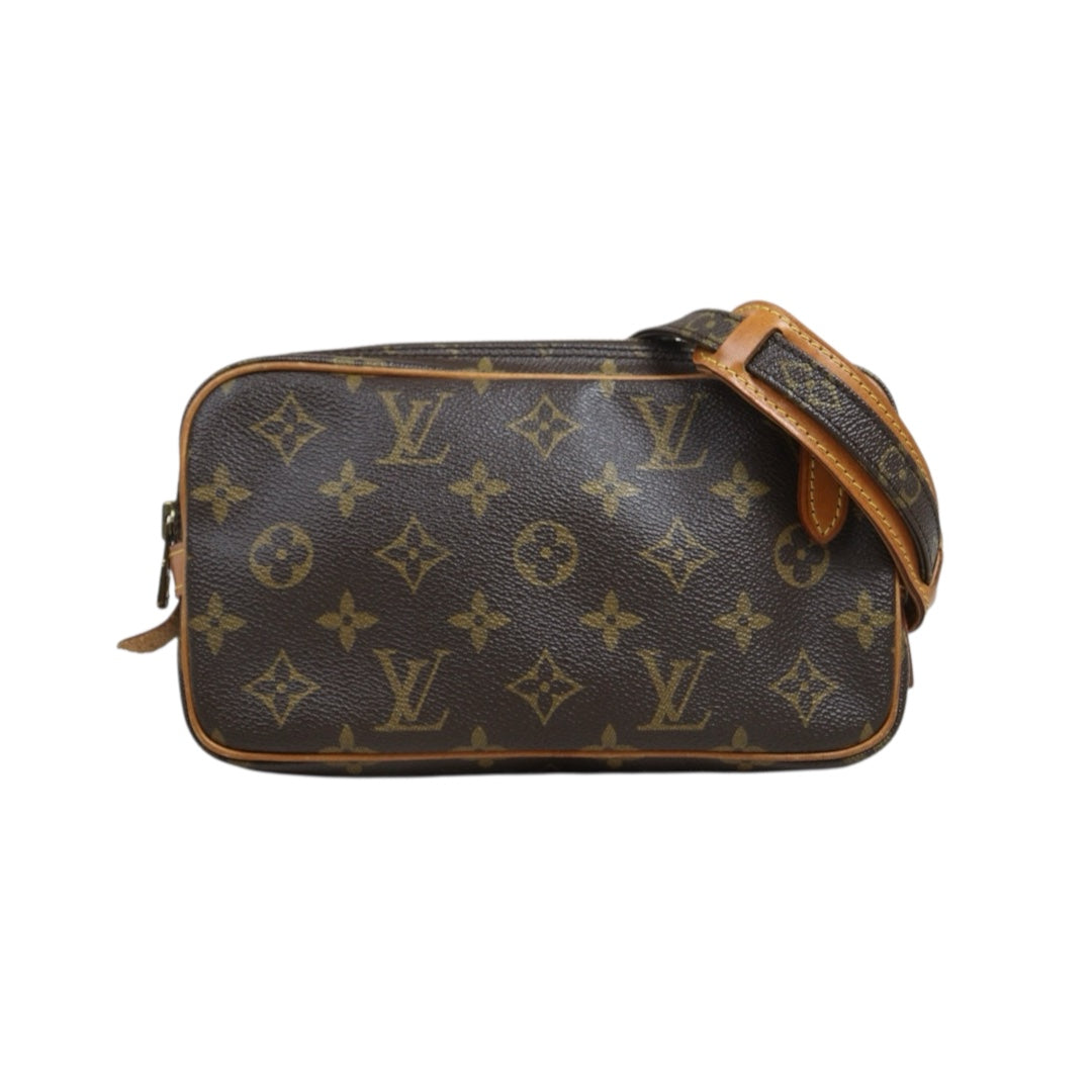 Include Entrupy Certificate of Authenticity｜Good ( Rank AB)｜Louis Vuitton Monogram Pochette Marly Bandouliere ShoulderBag ｜26080701