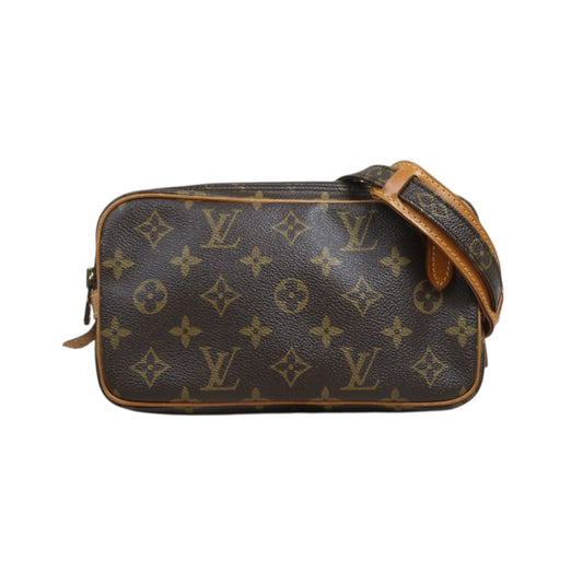 Include Entrupy Certificate of Authenticity｜Good ( Rank AB)｜Louis Vuitton Monogram Pochette Marly Bandouliere ShoulderBag ｜26080701