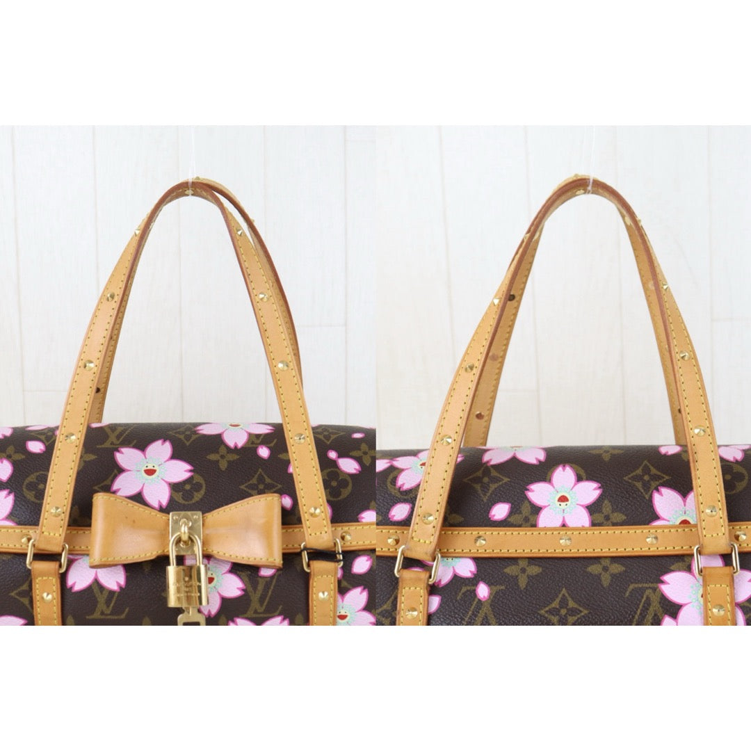 Include Entrupy Certificate of Authenticity｜Good ( Rank AB)｜Louis Vuitton Takashi Murakam Monogram Cherry Blossom Papillon Hand Bag｜Z26091505