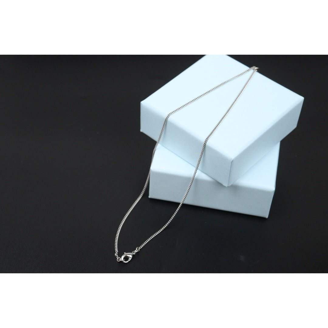 Very Good ( Rank A) ｜CHANEL COCO Mark Rhinestone Necklace Silver｜V25061909