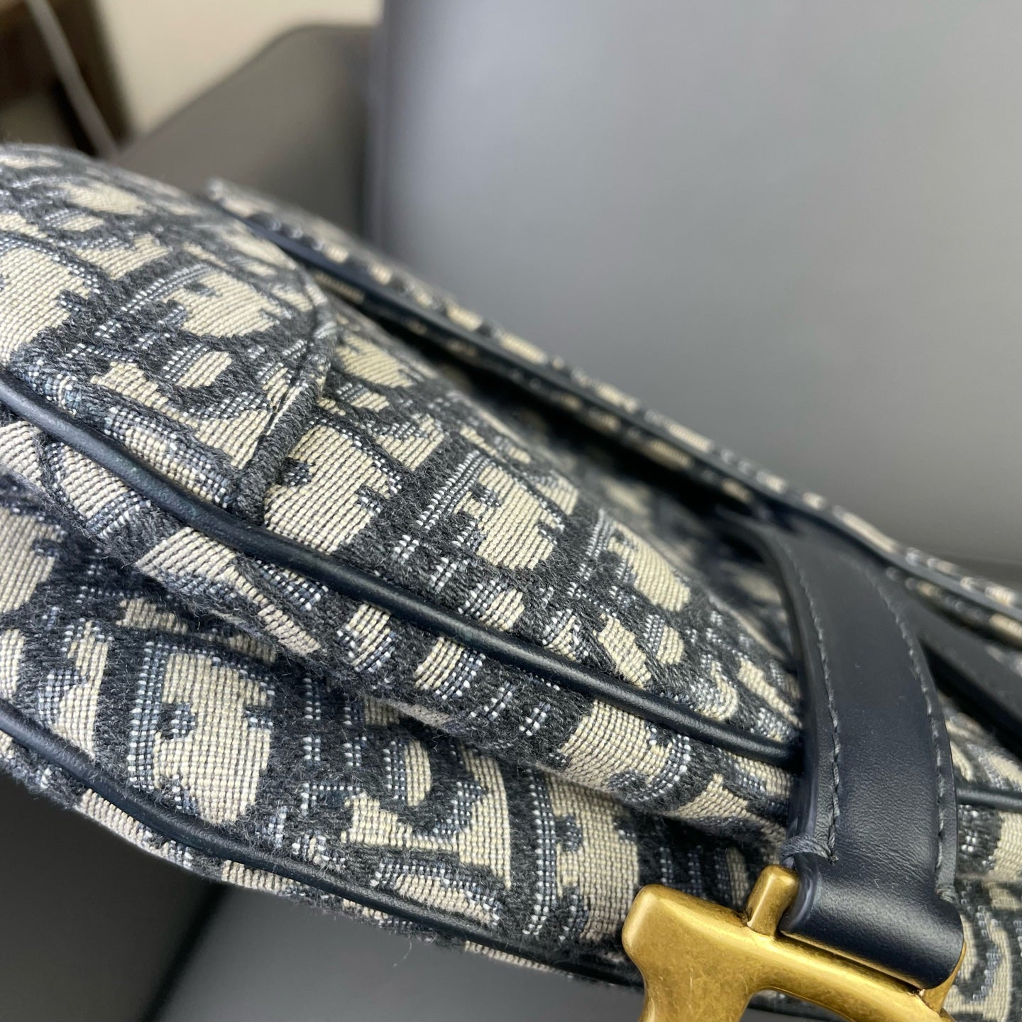 Very Good ( Rank A)｜Dior Trotter Saddle Shoulder Bag Medium