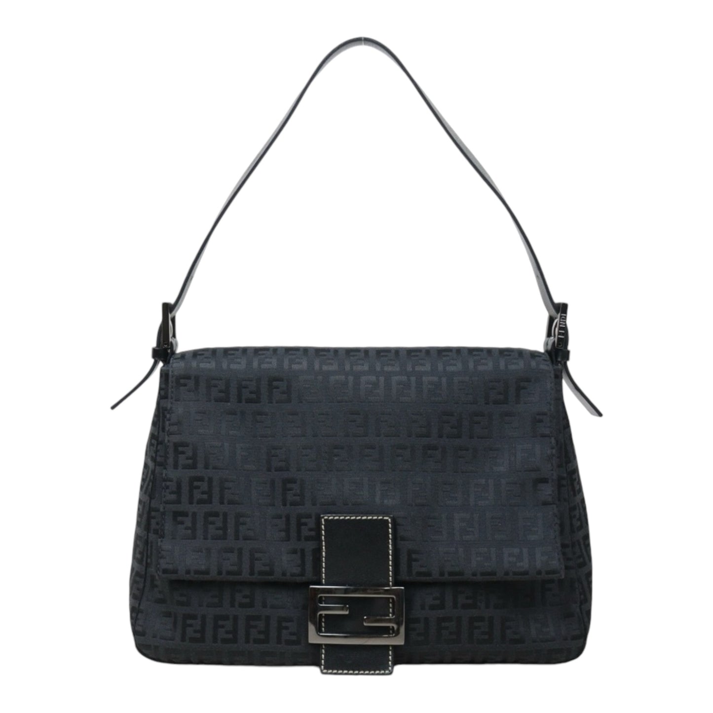 Good ( Rank AB)｜ FENDI Mamma Baguette Shoulder Bag Black ｜24091207