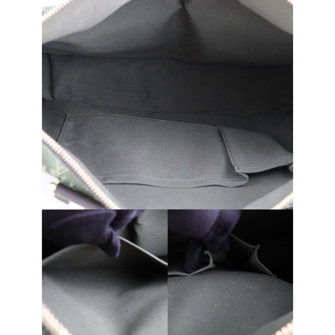 Good ( Rank AB) ｜LV Monogram Denim HandBag Shoulder Bag Green｜H25062301