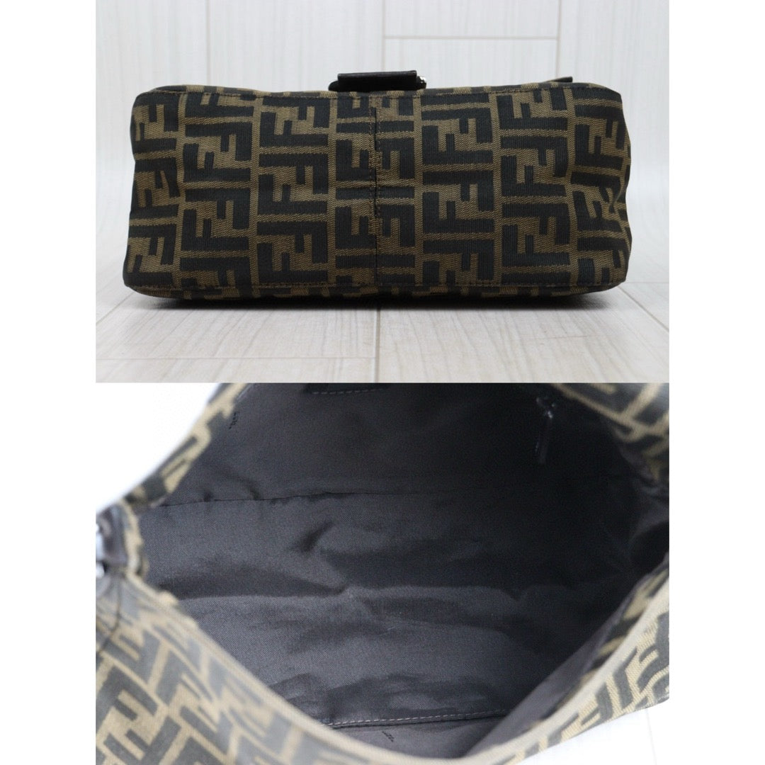 Good ( Rank AB)｜ FENDI Zucca Mamma Baguette Shoulder Bag ｜25042401
