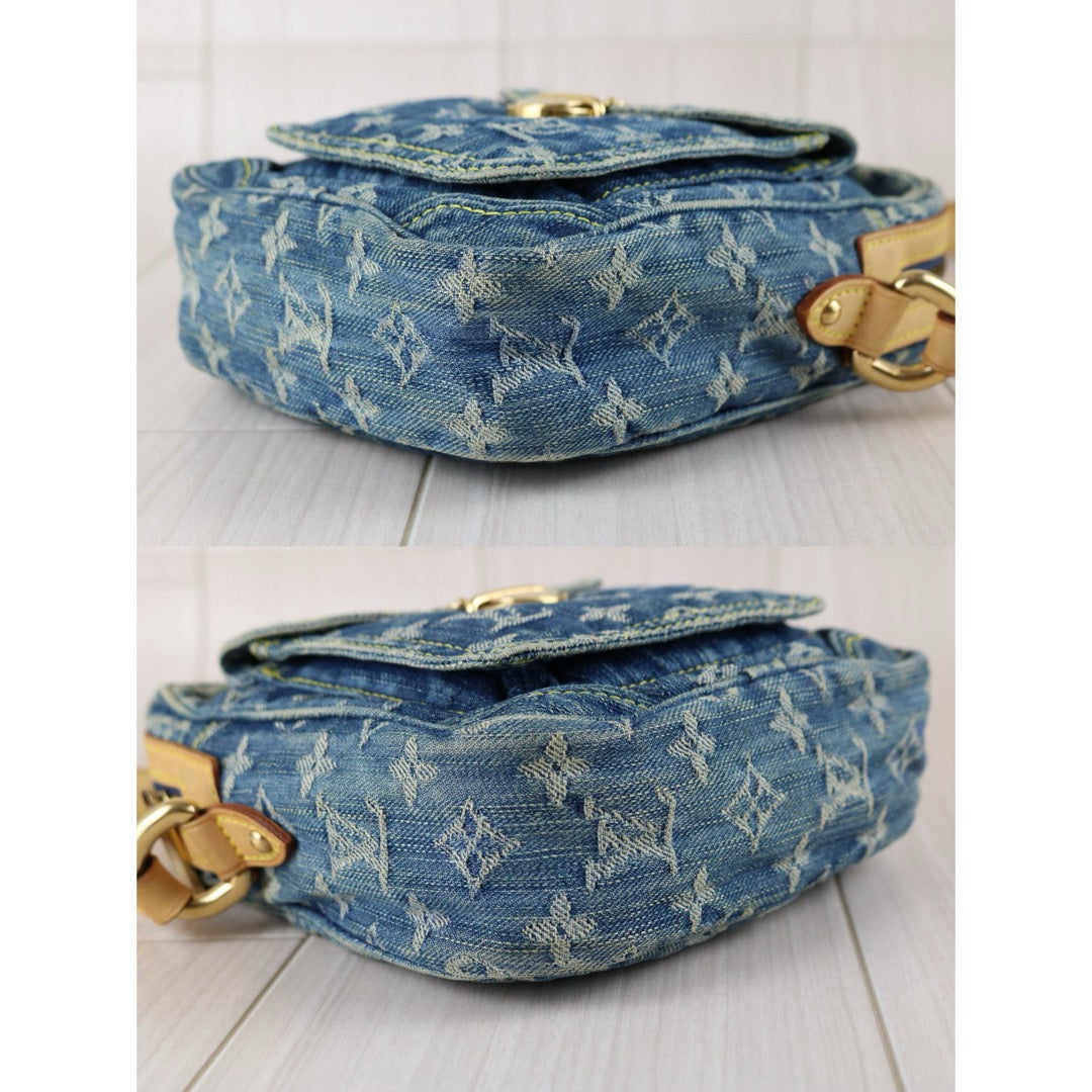 Good ( Rank AB) ｜LV Monogram Denim Blue Camera Bag Shoulder Bag｜J24111201