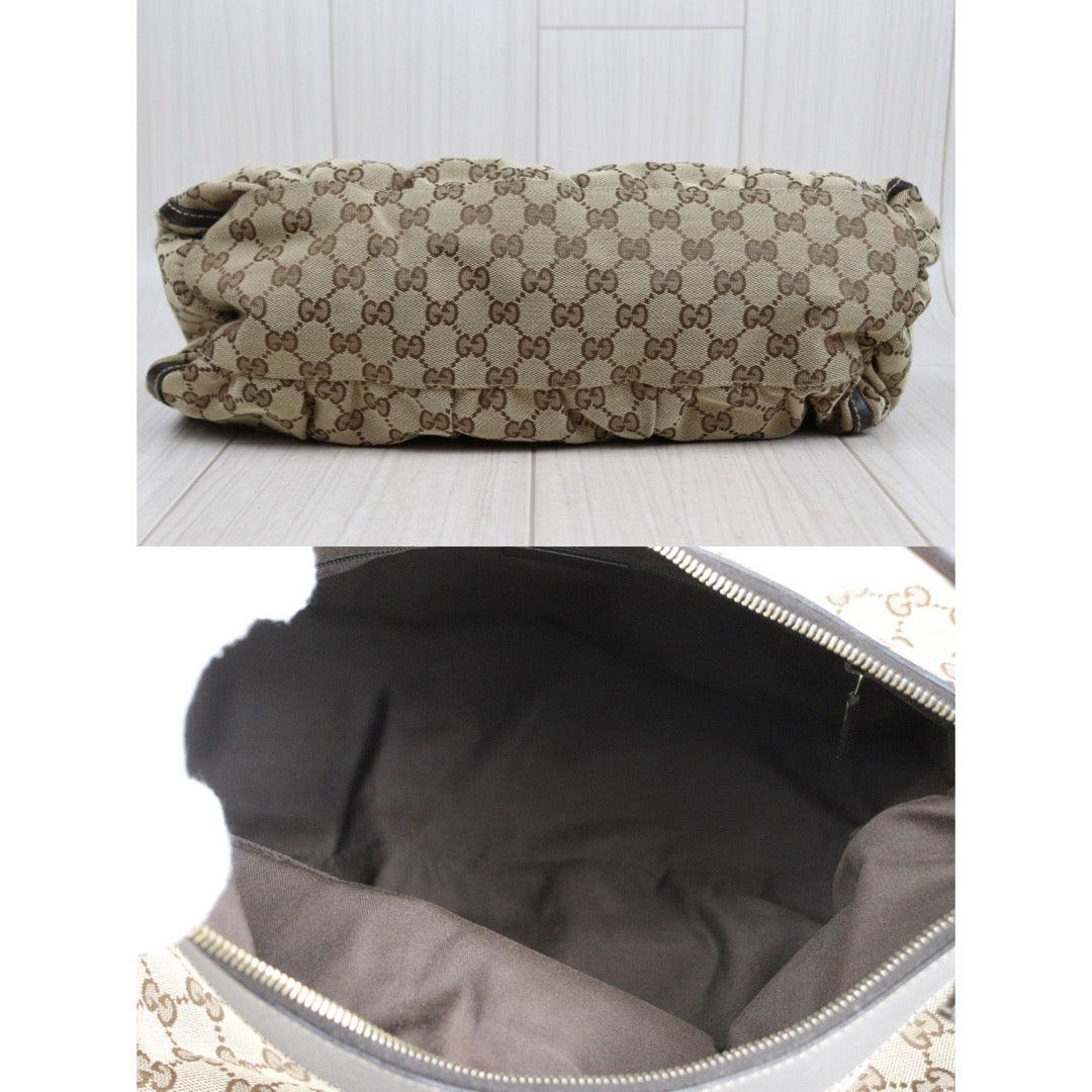 Rank A ｜ GUCCI  GG Canvas Shoulder Bag ｜J24022710