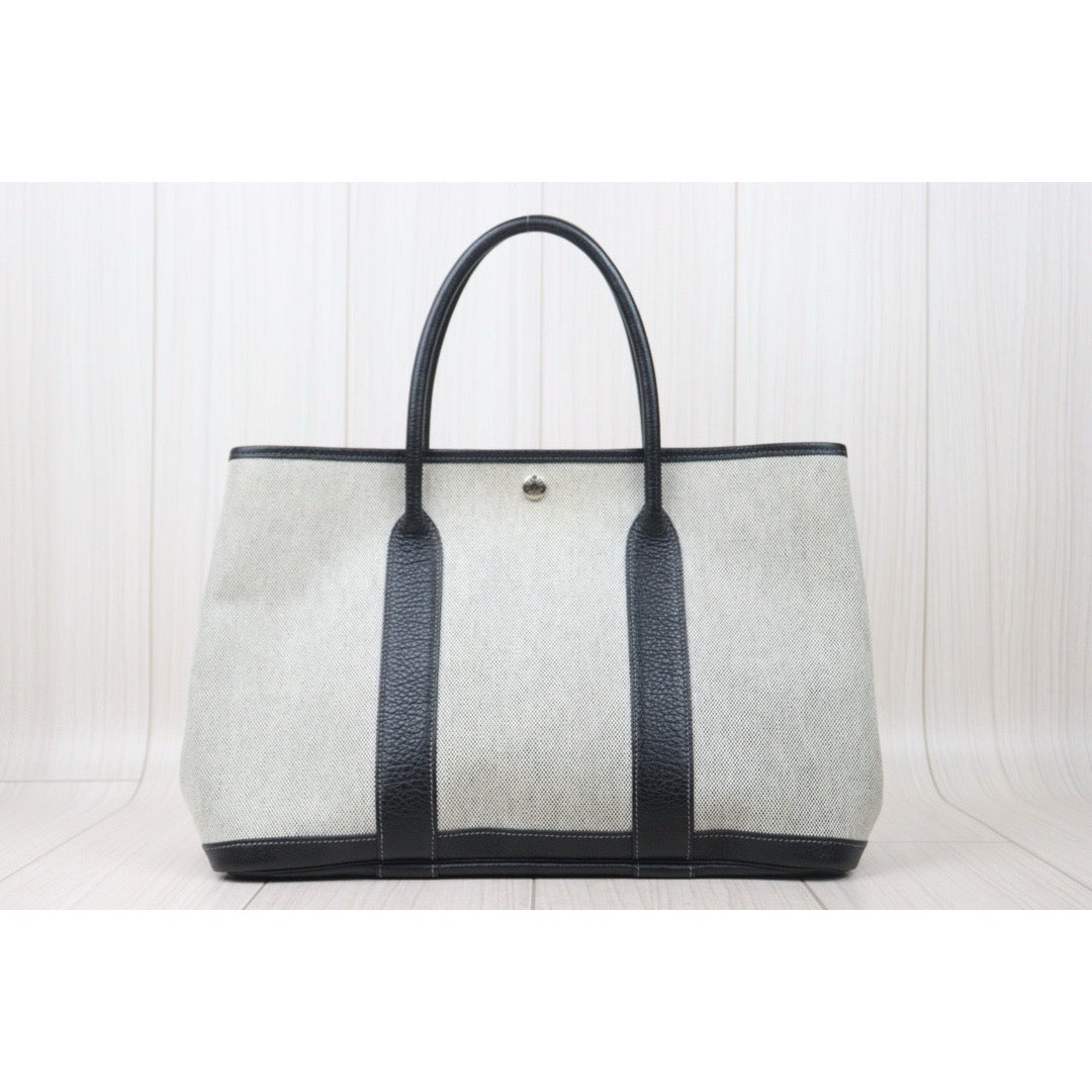 Good ( Rank AB)｜ HERMES Garden Party PM  ◽︎H Stamp HandBag Made In 2004 Year｜24091210