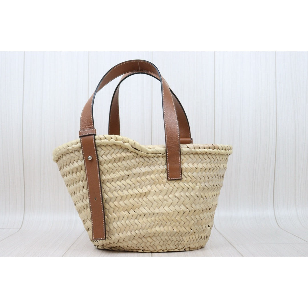 Very Good ( Rank A)｜ LOEWE Straw  Basket Handbag Shoulder Bag ｜P25062702