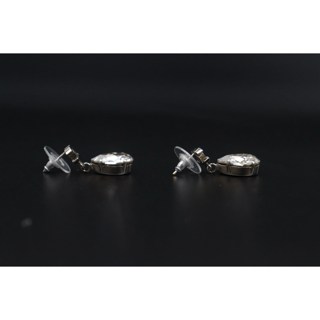 Very Good ( Rank A) ｜CHANEL  COCO Mark Rhinestone Earrings ｜V25073109