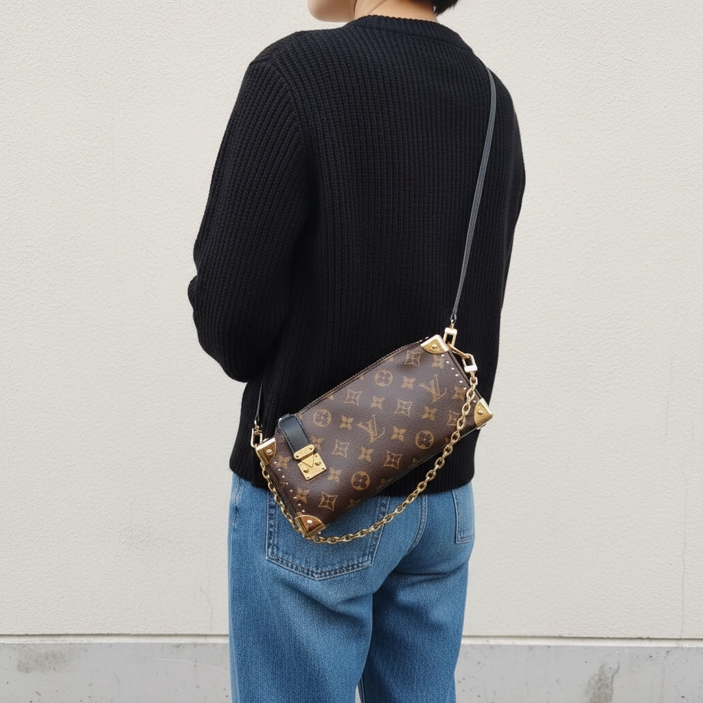 Include Entrupy Certificate of Authenticity｜Excellent（Rank SA )｜ Louis Vuitton Monogram Slim Truck 2025 Cruise Show Style IC Chips Model｜H26020501