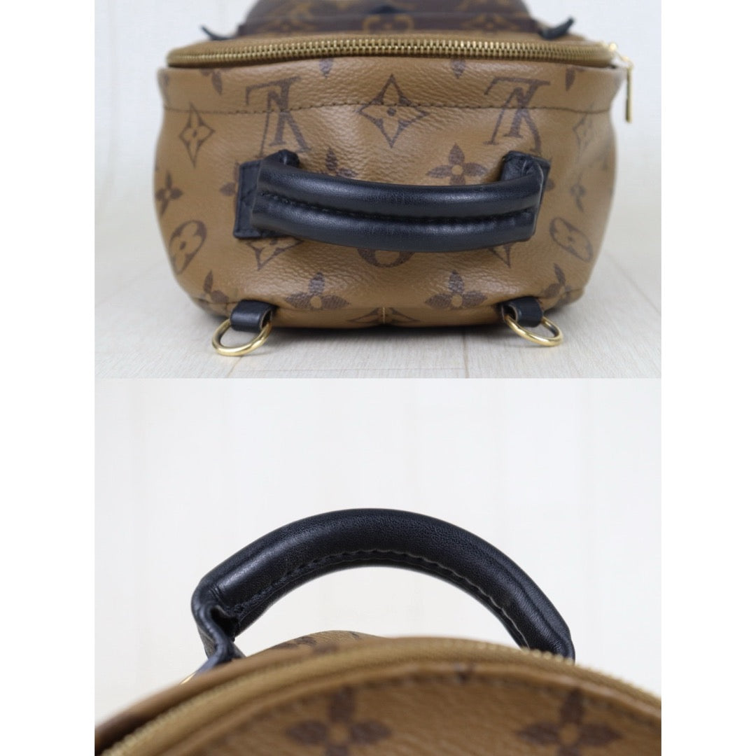 Include Entrupy Certificate of Authenticity｜Very Good ( Rank A) ｜  Louis Vuitton Monogram Coated Canvas Mini Palm Springs Backpack IC Chips Model｜S26040106
