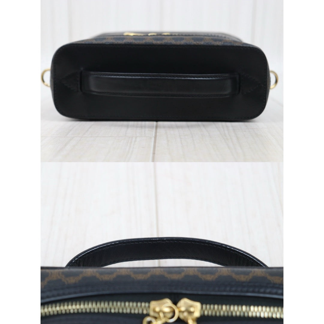 Very Good ( Rank A)｜ CELINE Macadam Vanity Handbag Shoulder Bag ｜25071708