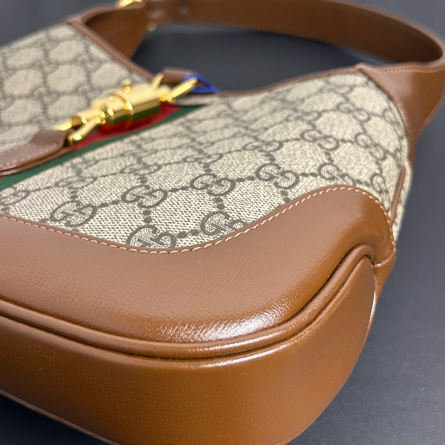 Very Good ( Rank A) ｜ GUCCI Monogram Jackie 1961 Handbag Shoulder Bag