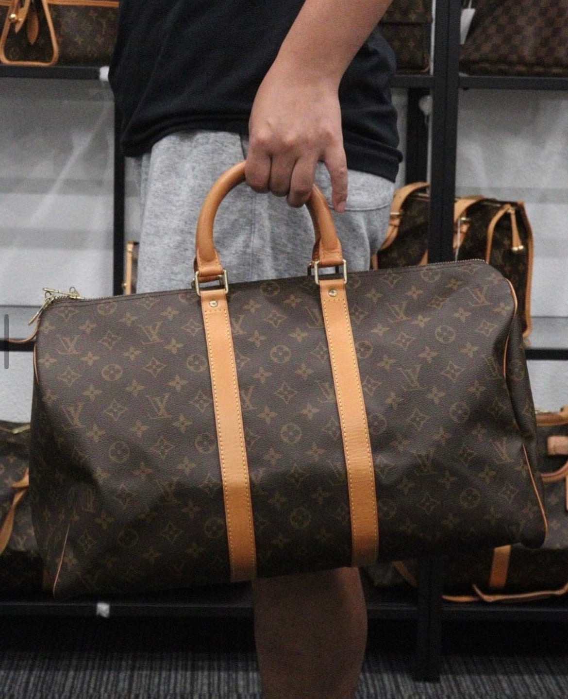 Rank A ｜ LV Monogram Keypol Bandrière 45 ｜23092204