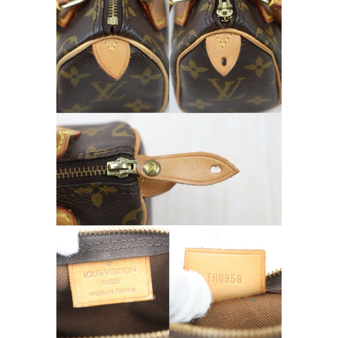 Good ( Rank AB)｜ LV Monogram Mini Speedy Handbag With Shoulderstrap｜24091801