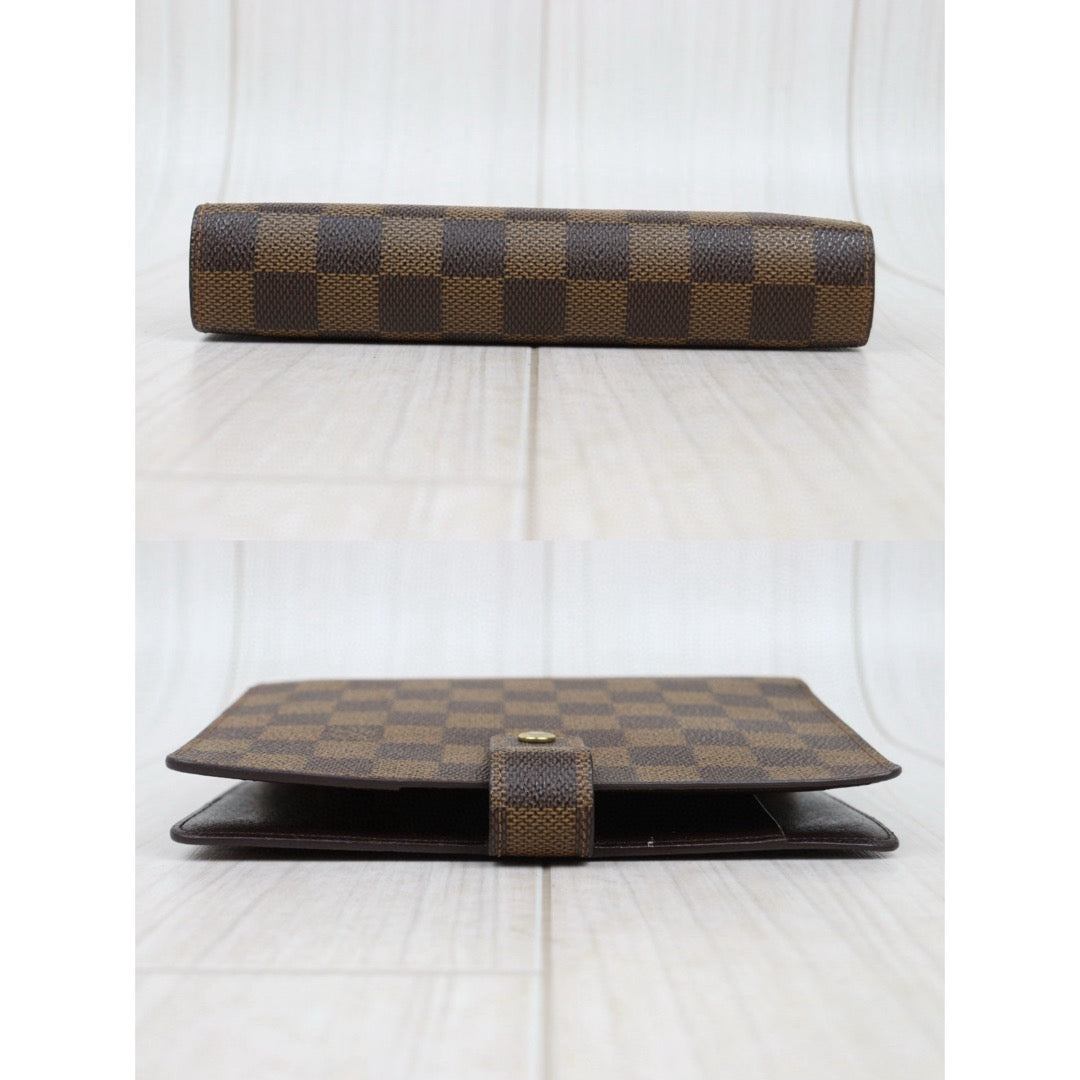 Very Good ( Rank A)｜ LV Damier Ring Agenda Cover Notebook Cover ｜Q25021307