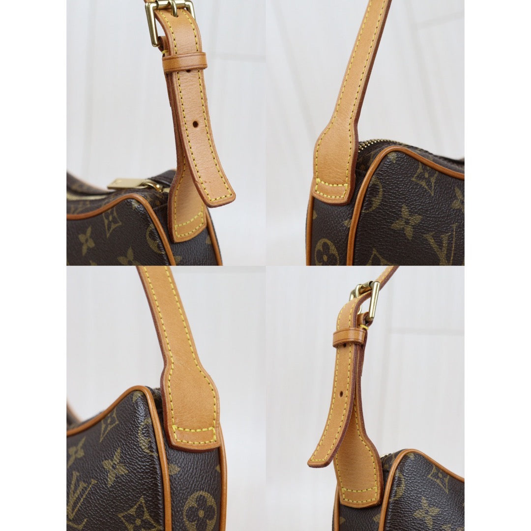 Rank AB｜LV Monogram Pochette Croissant Shoulder Bag｜24011620