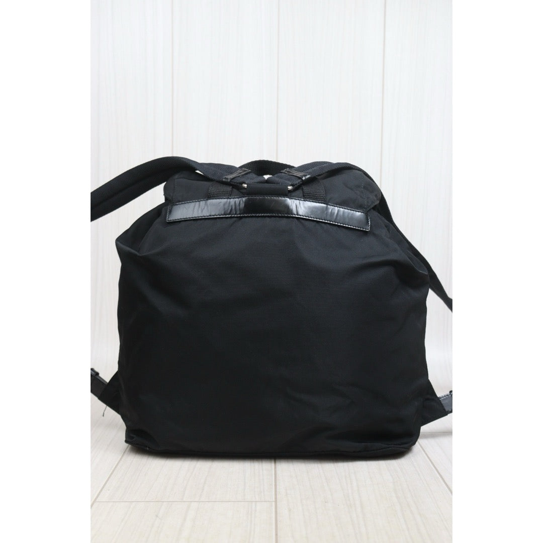 Include Entrupy Certificate of Authenticity｜Very Good ( Rank A) ｜Prada  Nylon Black Backpack Medium｜26070201