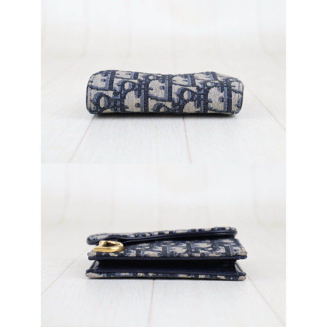 Good ( Rank AB)｜ Dior Trotter Trifold Card Holder ｜H25042211