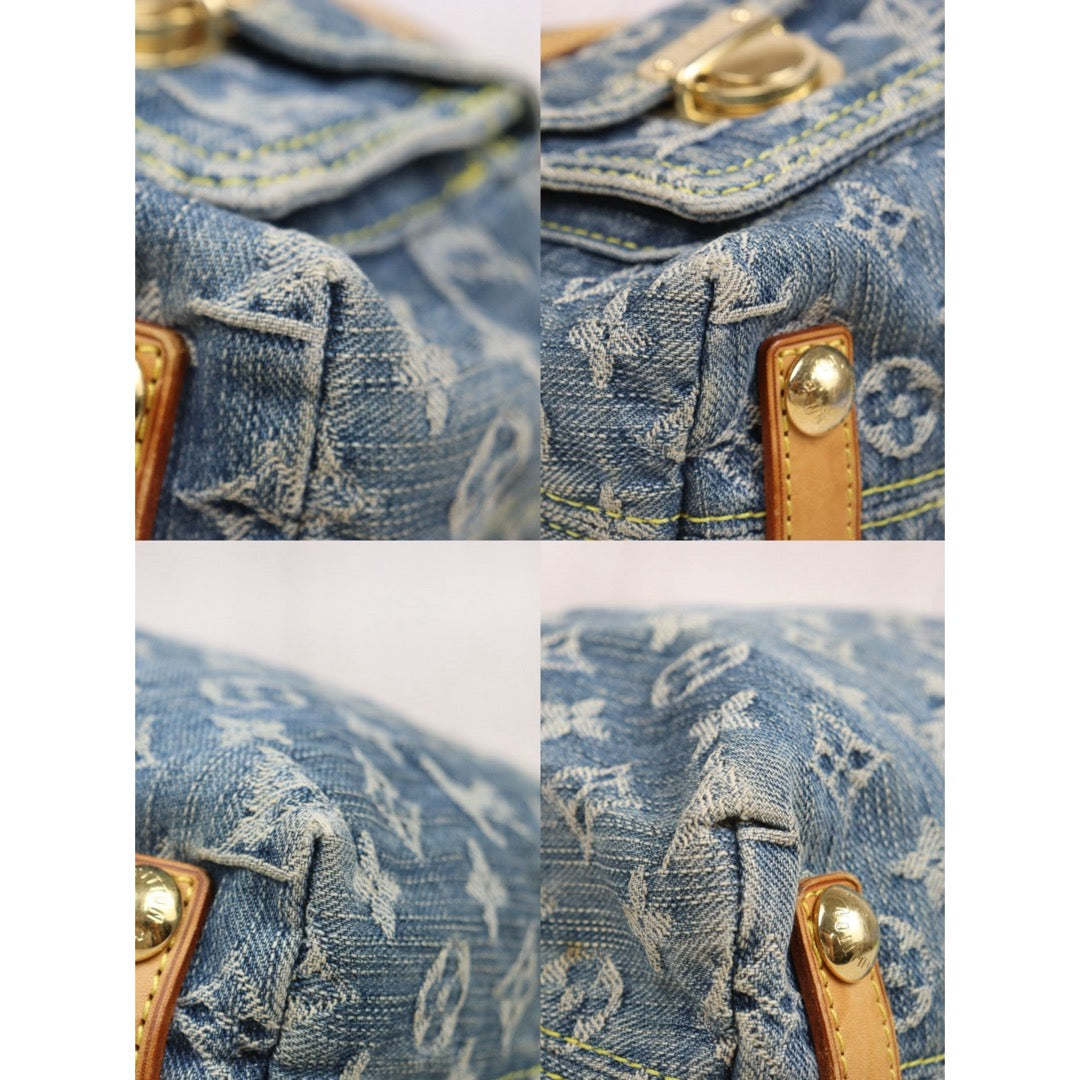 Fair ( Rank B) ｜  LV Monogram Baggy Denim Shoulder Bag｜A25091803