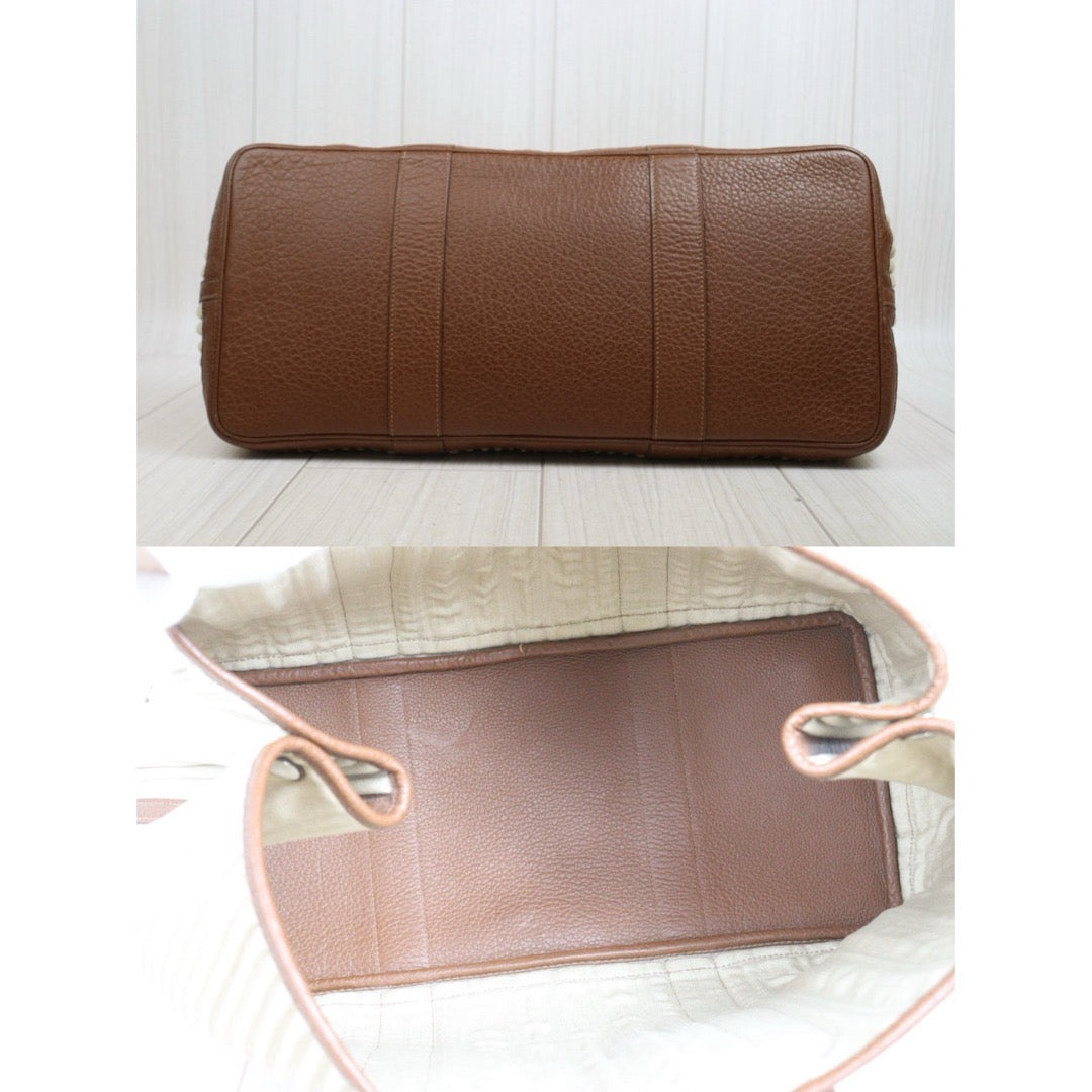 Include Entrupy Certificate of Authenticity｜Good ( Rank AB)｜ HERMES  Garden PartyGM 45  Handbag □L Stamp Beige Made In 2008 Year｜S26063002