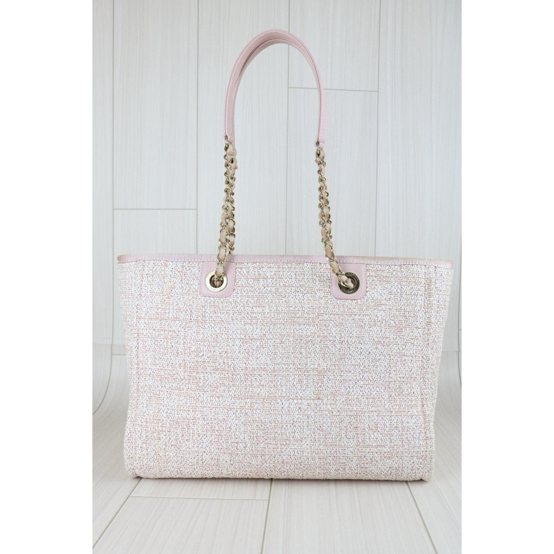 Good ( Rank AB)｜ CHANEL Canvas Tote Bag Pink  Made In 2021-2022 Year｜B24111208