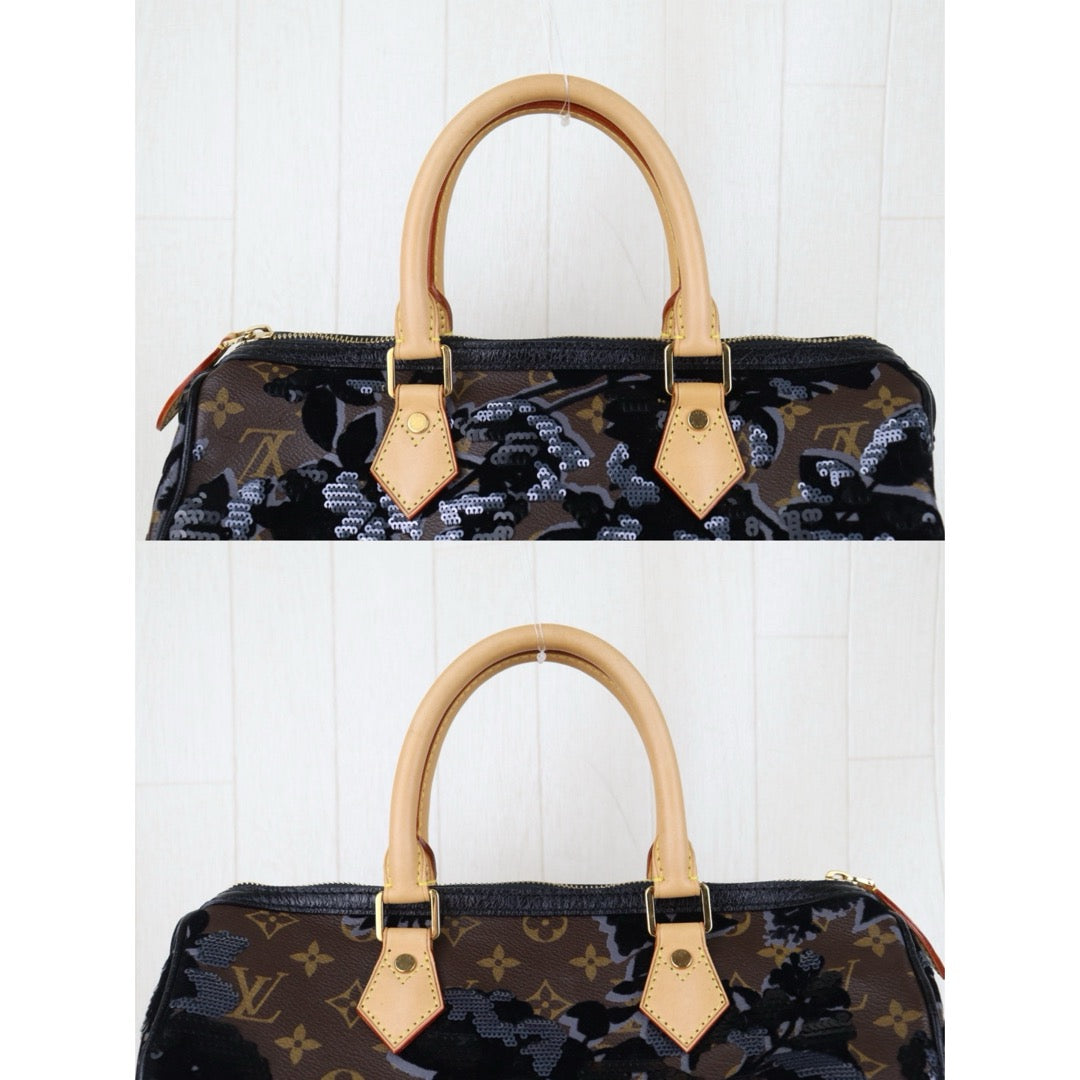 Include Entrupy Certificate of Authenticity｜Very Good ( Rank A)｜ Louis Vuitton Monogram Fleur De Jals 2010  speedy30 Limited Edition Hand Bag ｜S26062207