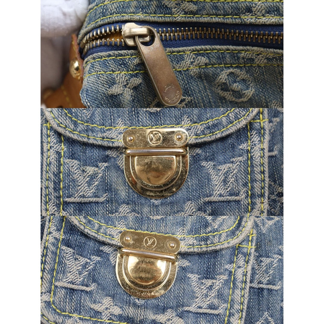 Fair ( Rank B) ｜  LV Monogram Baggy Denim Shoulder Bag｜A25091803