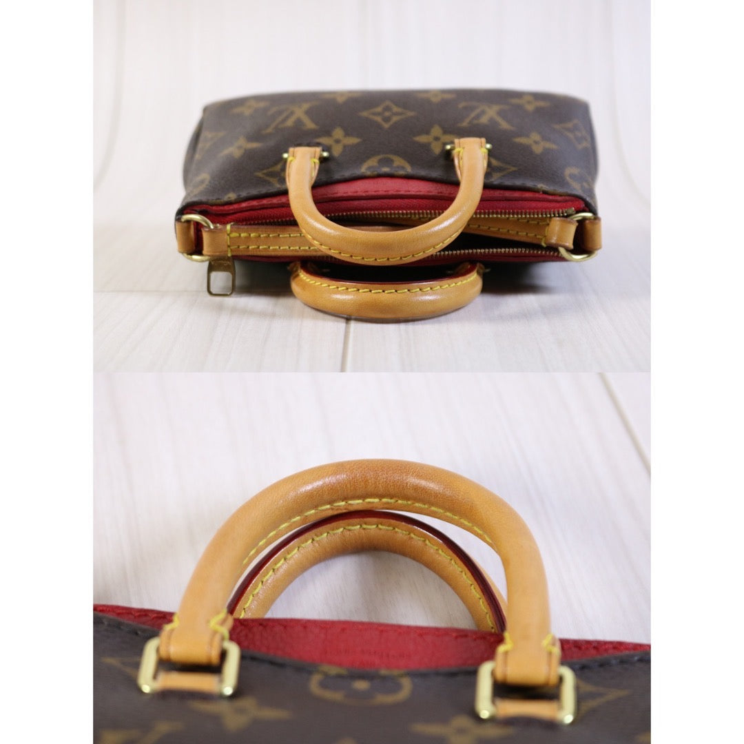 Rank AB ｜LV Monogram Pallas Nano Handbag With Shoulder Bag｜S24040401