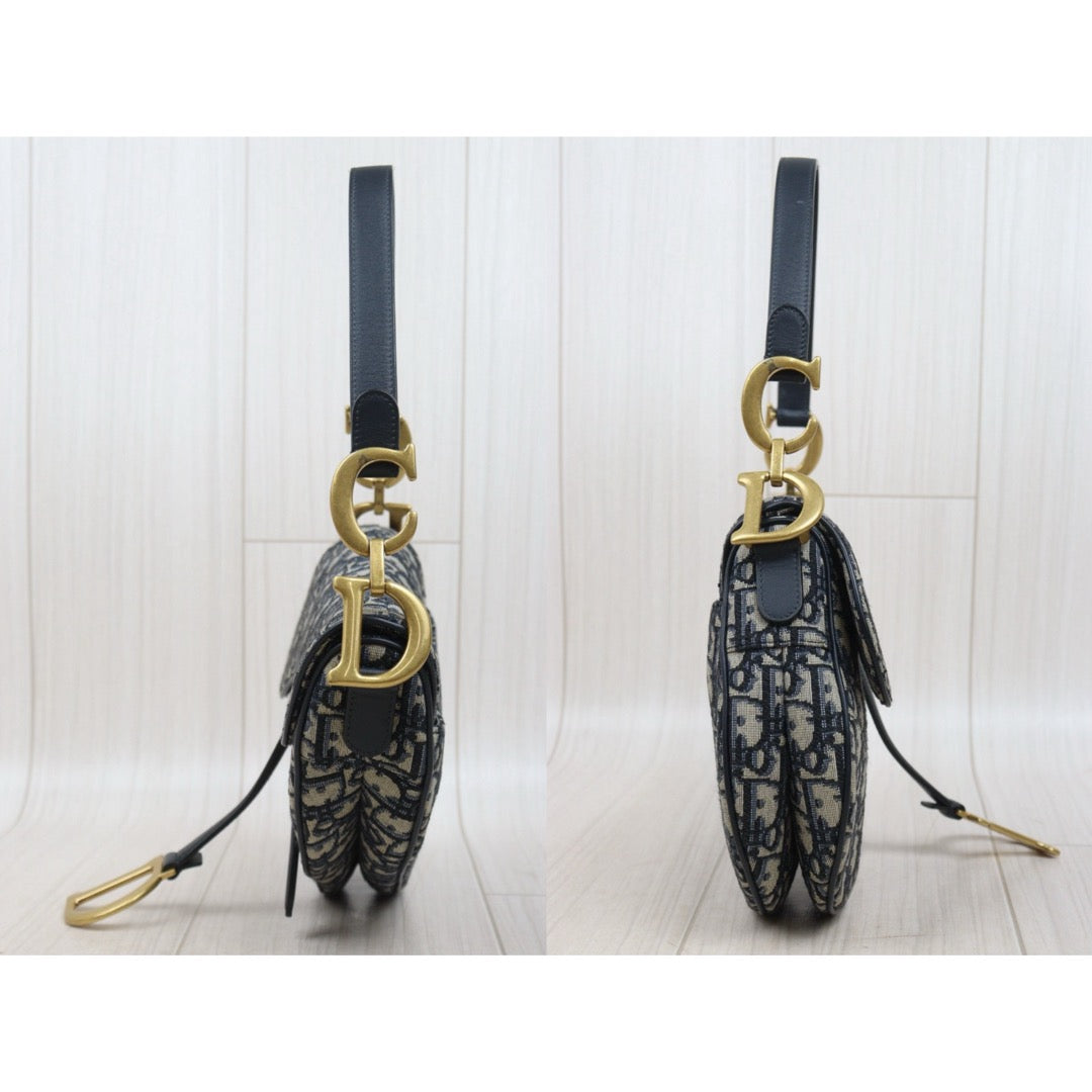 Very Good ( Rank A)｜Dior Trotter Saddle Shoulder Bag Medium｜S25081005