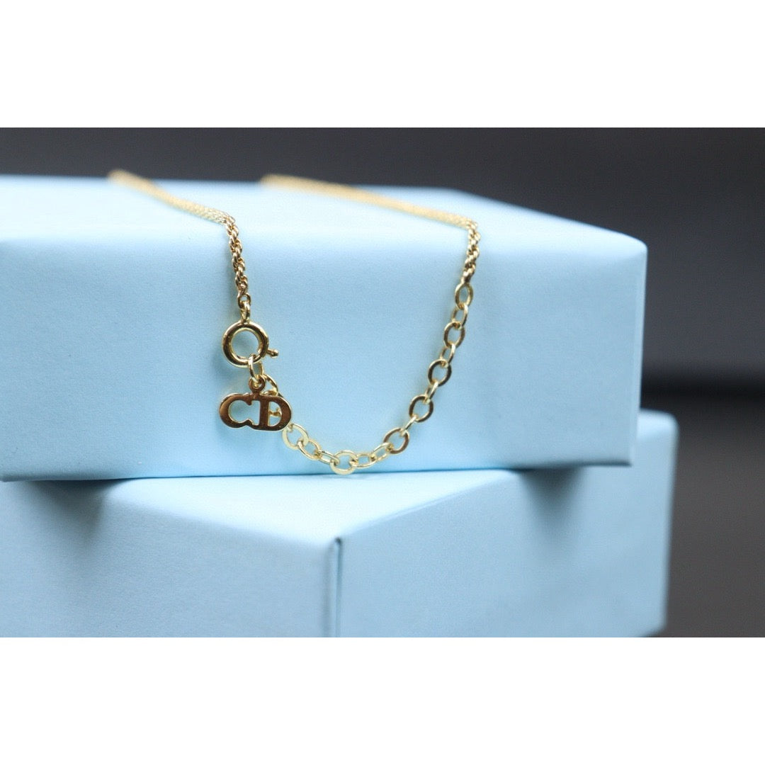 Very Good ( Rank A)｜ Dior CD Necklace Gold Plated ｜24072506