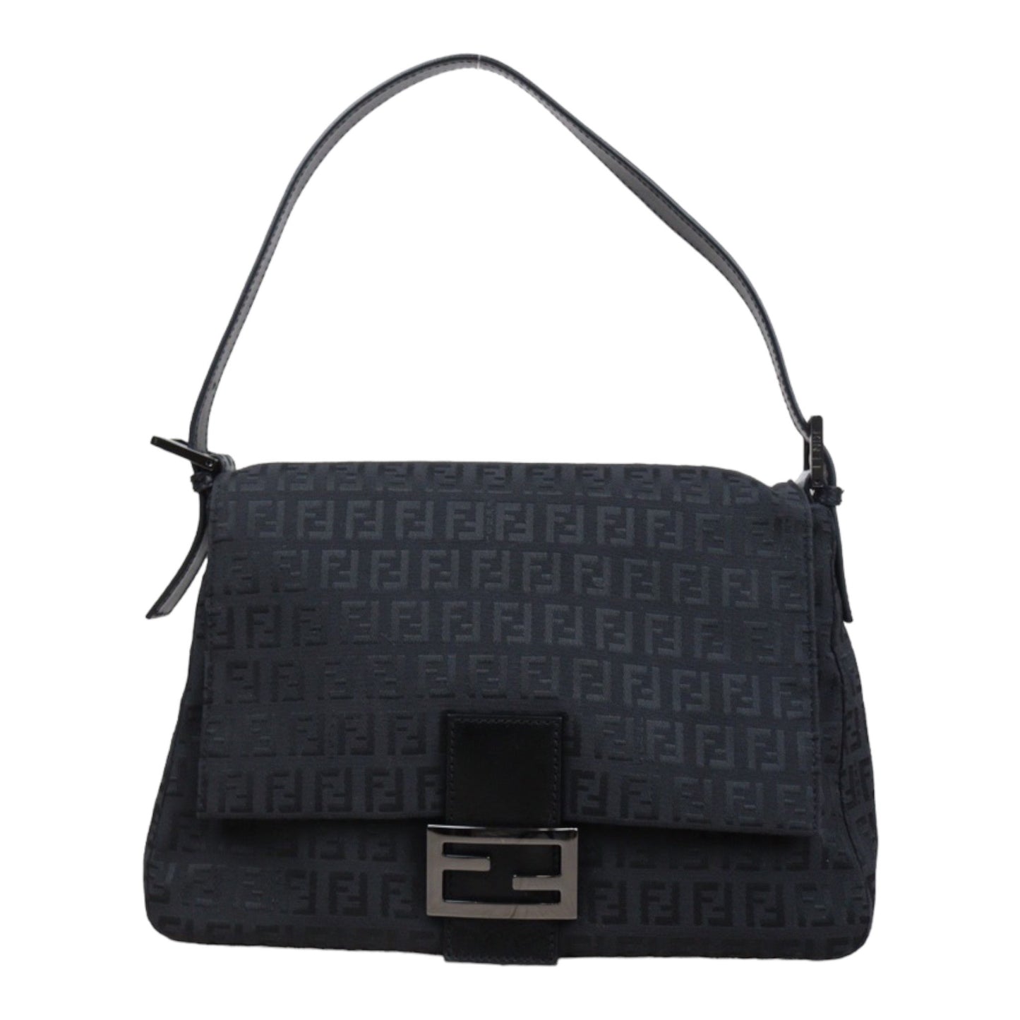 Rank A｜ FENDI Baguette Shoulder Bag Black ｜V24022802
