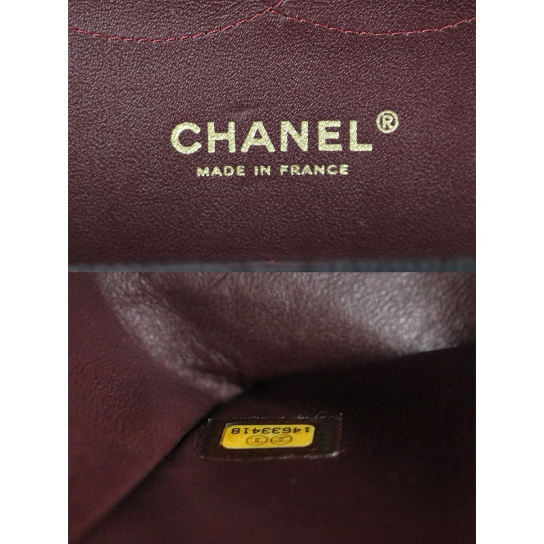 Include Entrupy Certificate of Authenticity｜Very Good ( Rank A)｜ CHANEL Matrasse Chain Caviar Skin Jumbo Black  Made In 2010-2011 Year｜S26080102