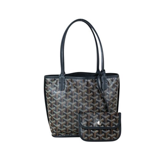 Very Good ( Rank A) ｜ Goyard Anjou Mini Tote Bag Black｜W25081503