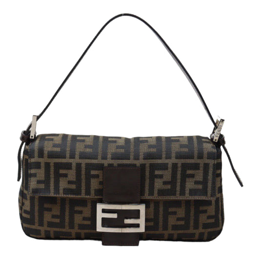 Rank A ｜ FENDI Zucca Mamma Baguette Shoulder Bag｜24061107