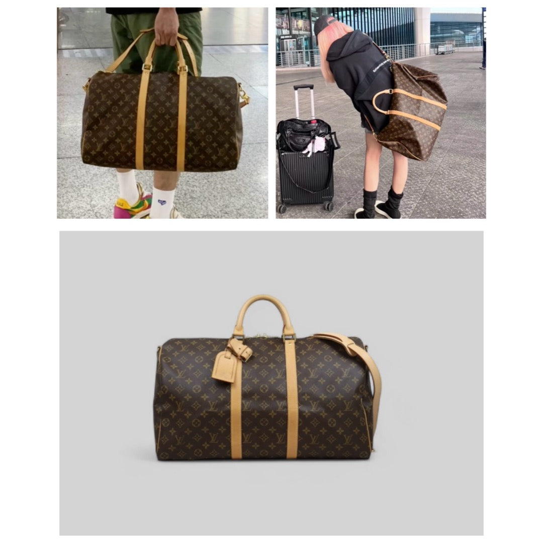 Good ( Rank AB)｜ LV Monogram Keypol Bandrière 50 With Shoulderstrap｜25031310