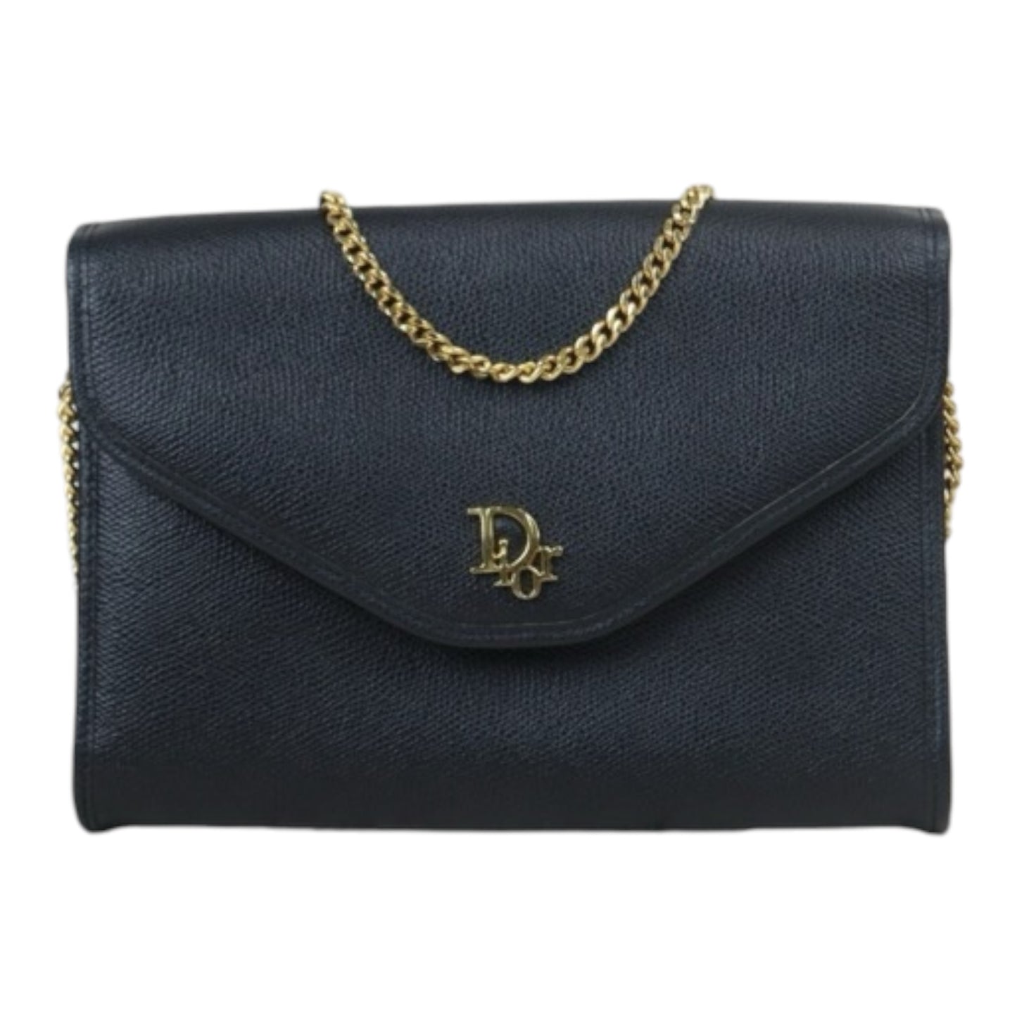 Very Good ( Rank A)｜ Dior Vintage Calf Leather Shoulder Bag Black｜24092608