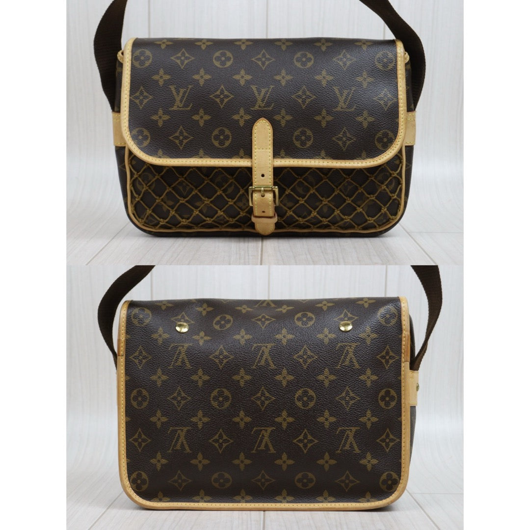 Include Entrupy Certificate of Authenticity｜Good ( Rank AB)｜Louis Vuitton Monogram Mesh Messenger ShoulderBag ｜26042817