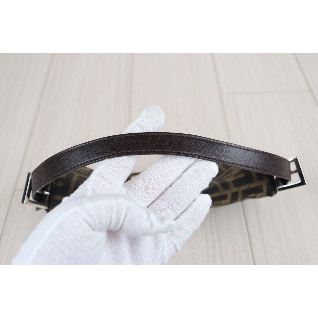 Rank A｜ FENDI Zucca Mamma Baguette Shoulder Bag ｜23092805