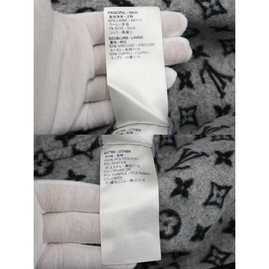 Very Good ( Rank A) ｜ LV Wool Black Coat 34 Size ｜W25102104